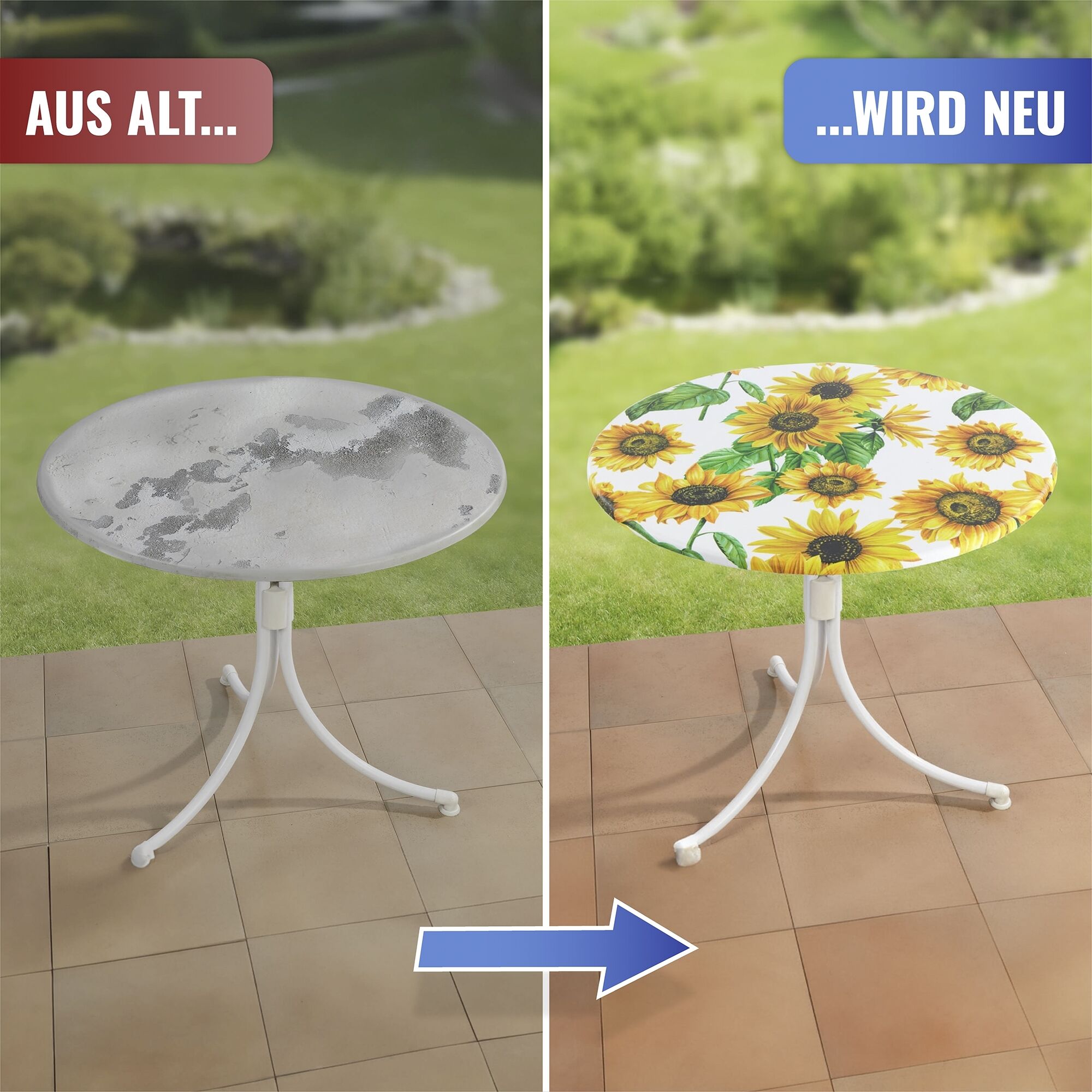 Spann-Tischdecke Sonnenblume XL Spann-Tischdecke Sonnenblume XL