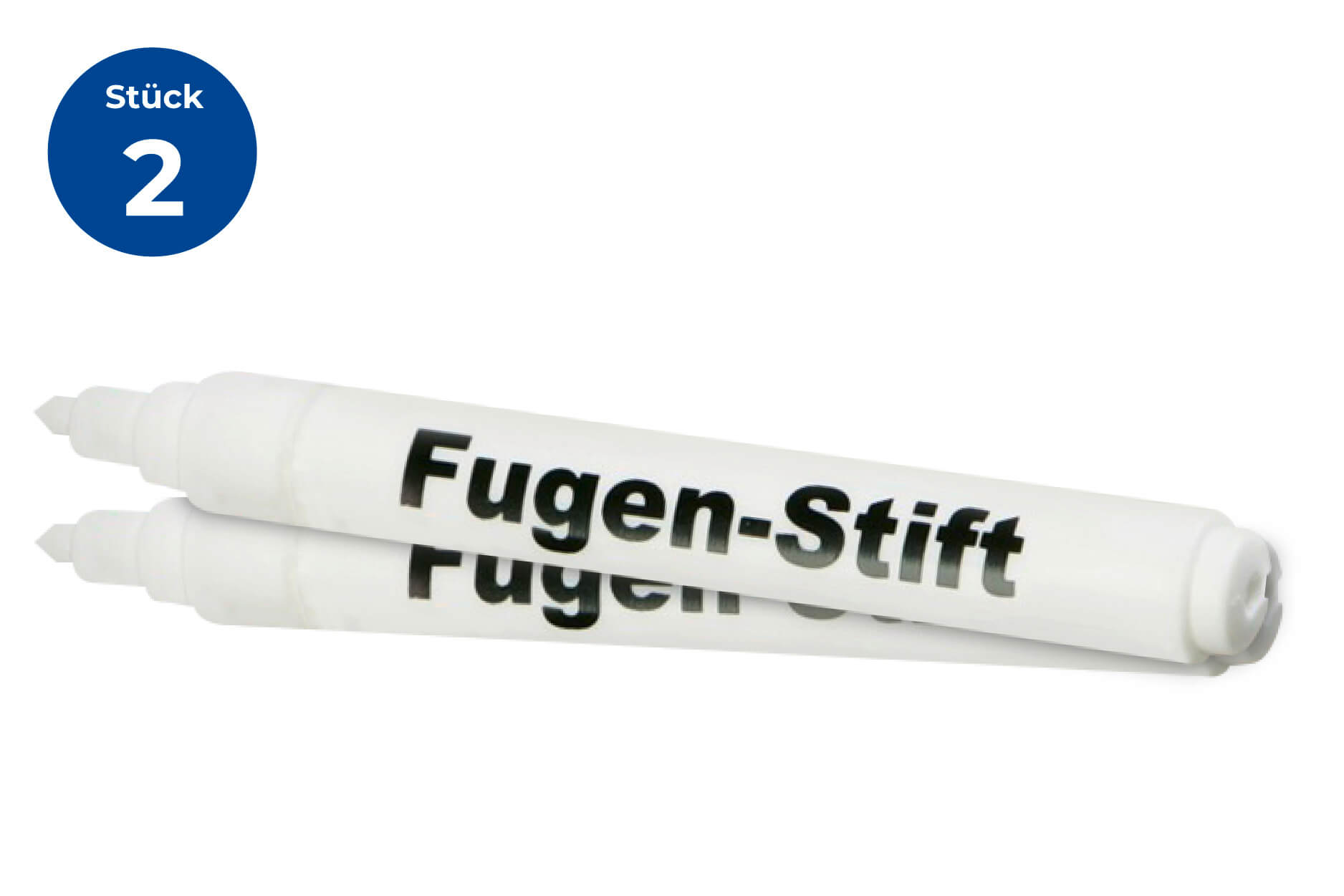 Fugenstift weiß, 2er Set, 2x 6 ml