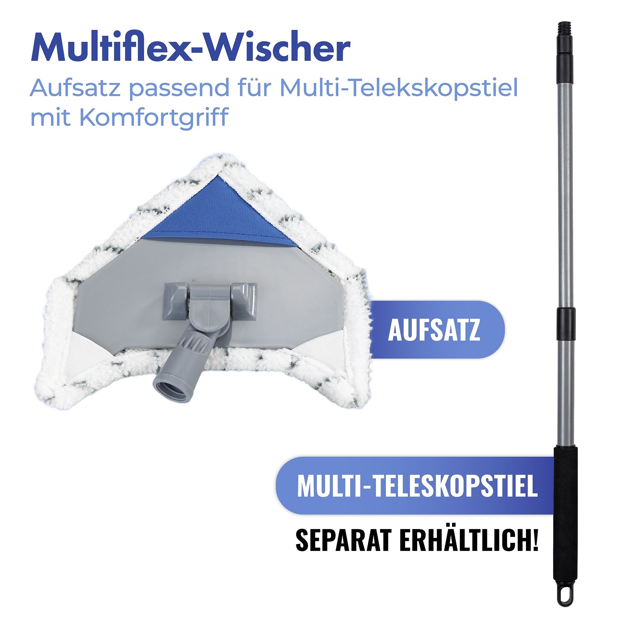 Multiflex-Wischer inkl. 2 Bezüge Multiflex-Wischer inkl. 2 Bezüge