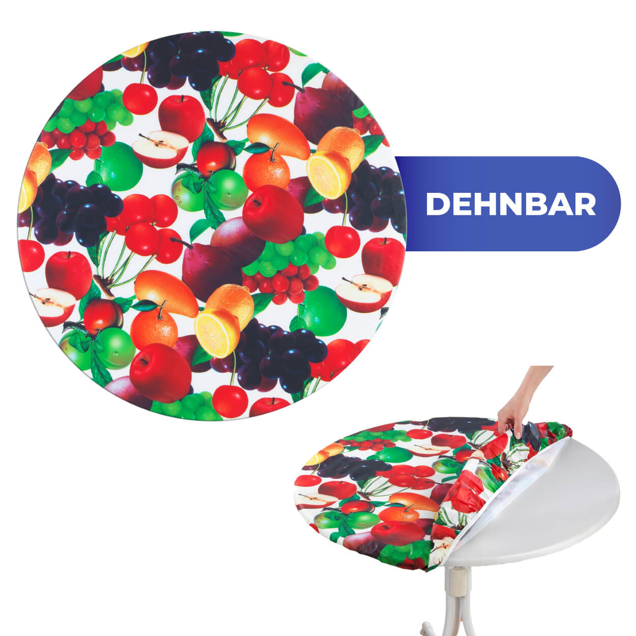 Spann-Tischdecke Obst Spann-Tischdecke Obst
