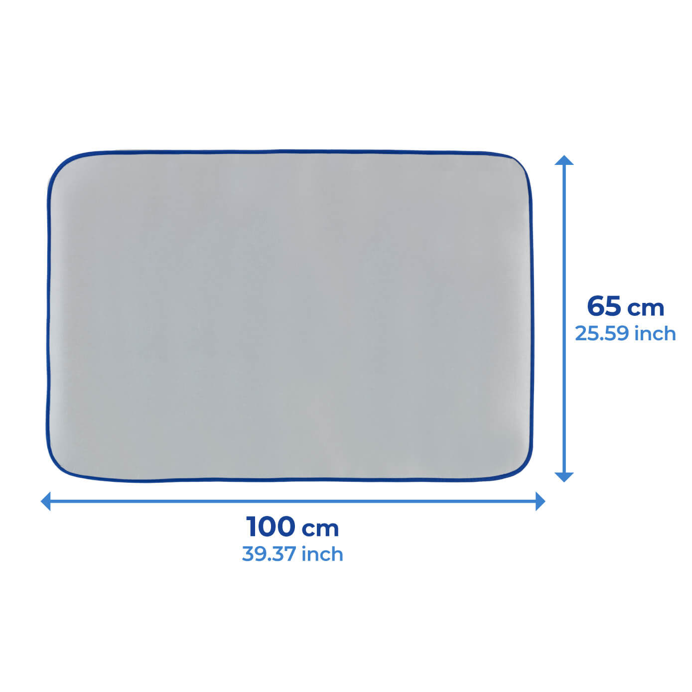 Bügeldecke Thermo, 100 x 65 cm
