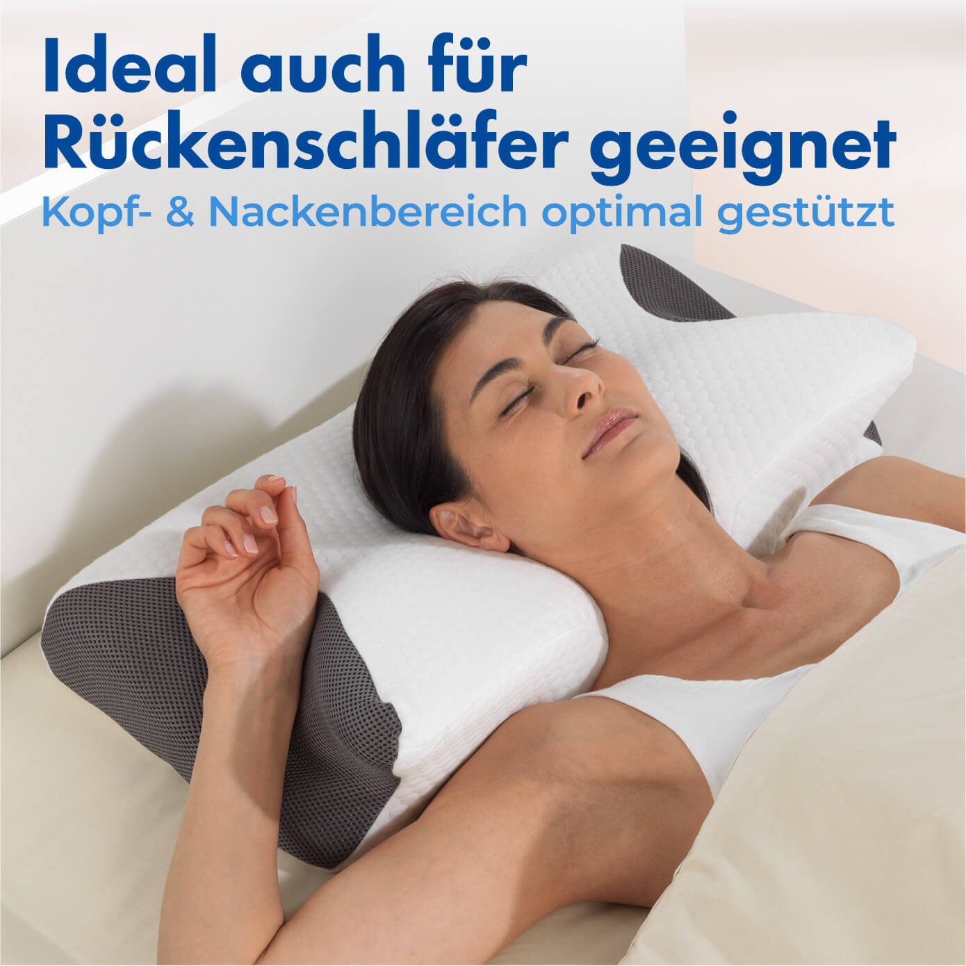 Seitenschläfer-Nackenstützkissen Visco Seitenschläfer-Nackenstützkissen Visco