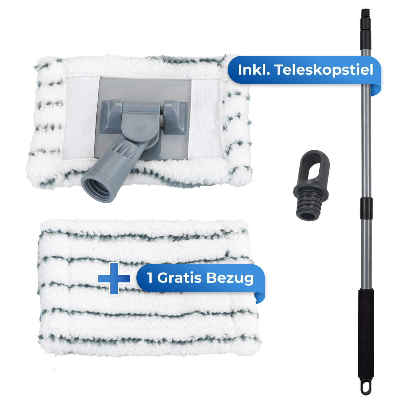 Bad-/Fliesenwischer Profi inkl. Teleskopstiel