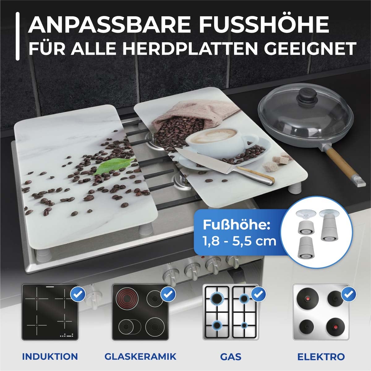 Abdeckplatte Universal 2er CAFÉ AROMATICA Abdeckplatte Universal 2er CAFÉ AROMATICA