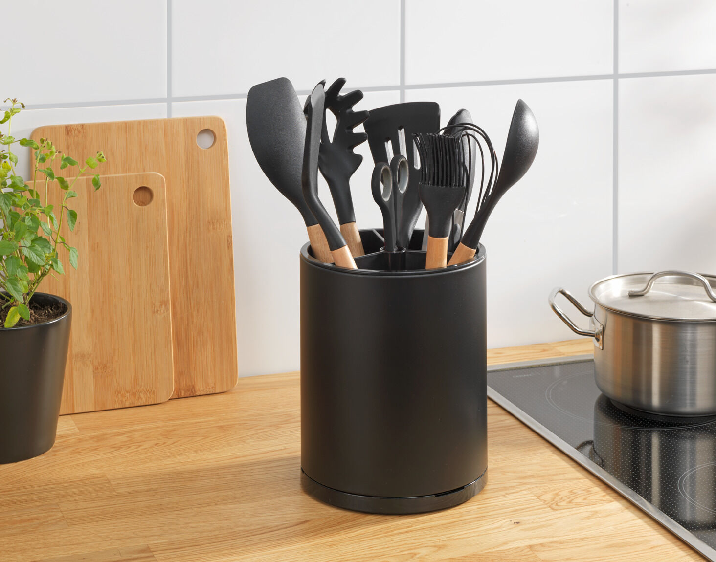 Utensilienhalter Premium XL, schwarz