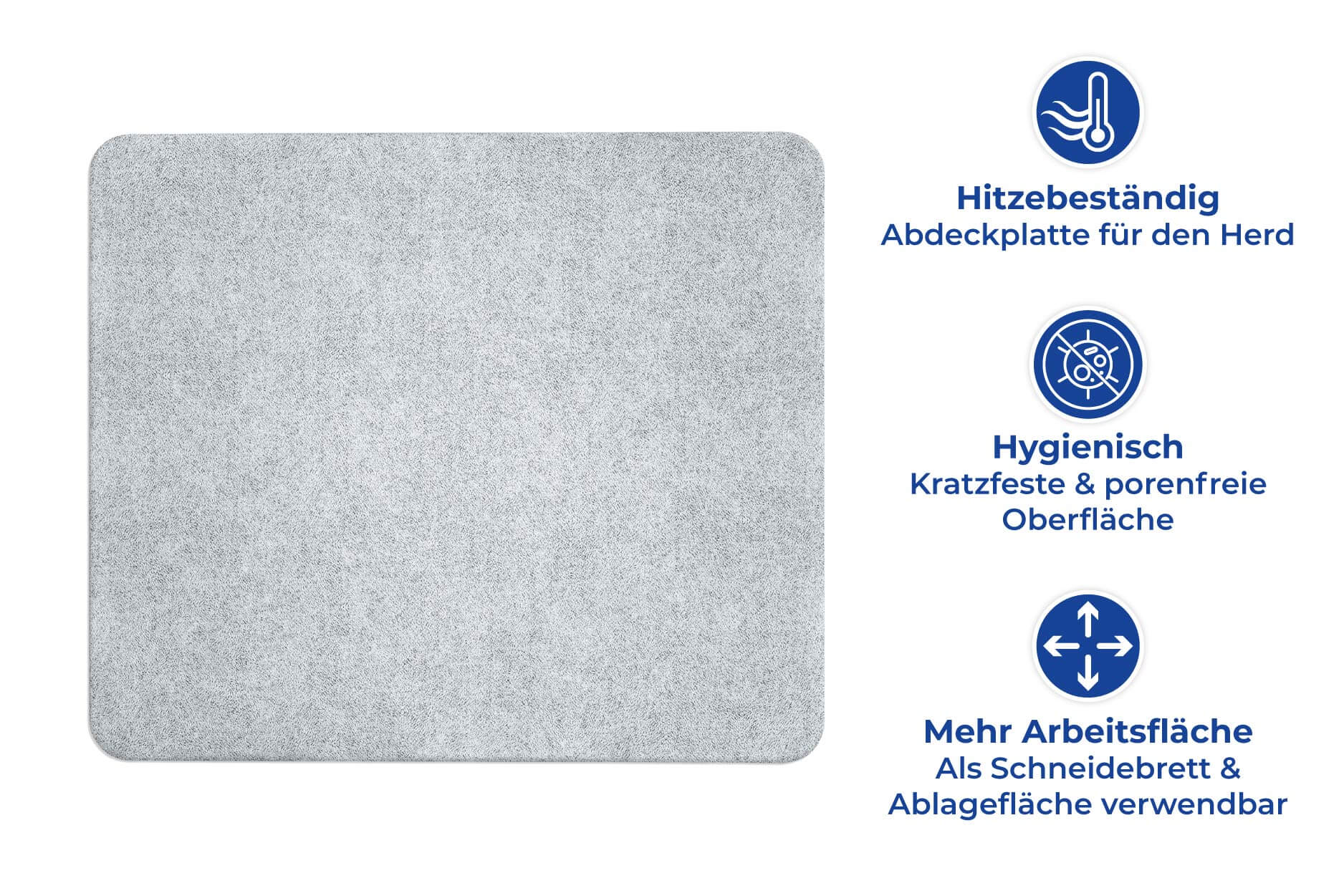 Herdabdeckplatte, multifunktional, für Glaskeramik-Kochfelder Herdabdeckplatte, multifunktional, für Glaskeramik-Kochfelder