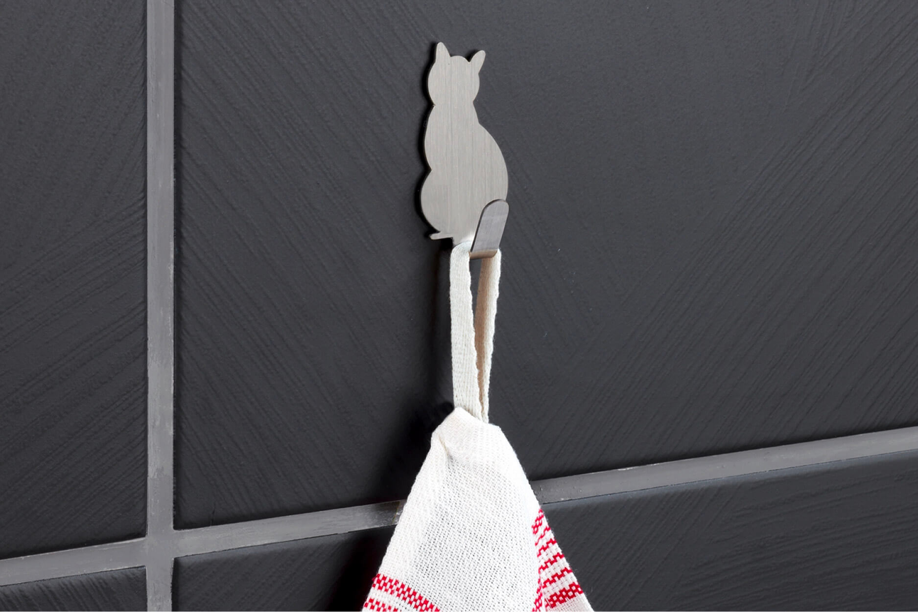 Wandhaken Katze, 4er Set Wandhaken Katze, 4er Set