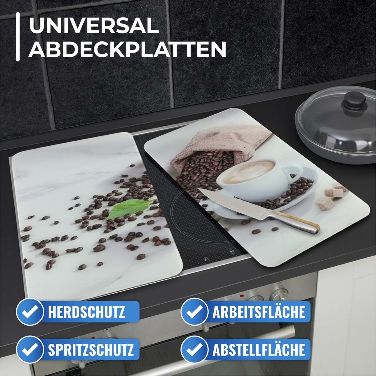 Abdeckplatte Universal 2er CAFÉ AROMATICA Abdeckplatte Universal 2er CAFÉ AROMATICA