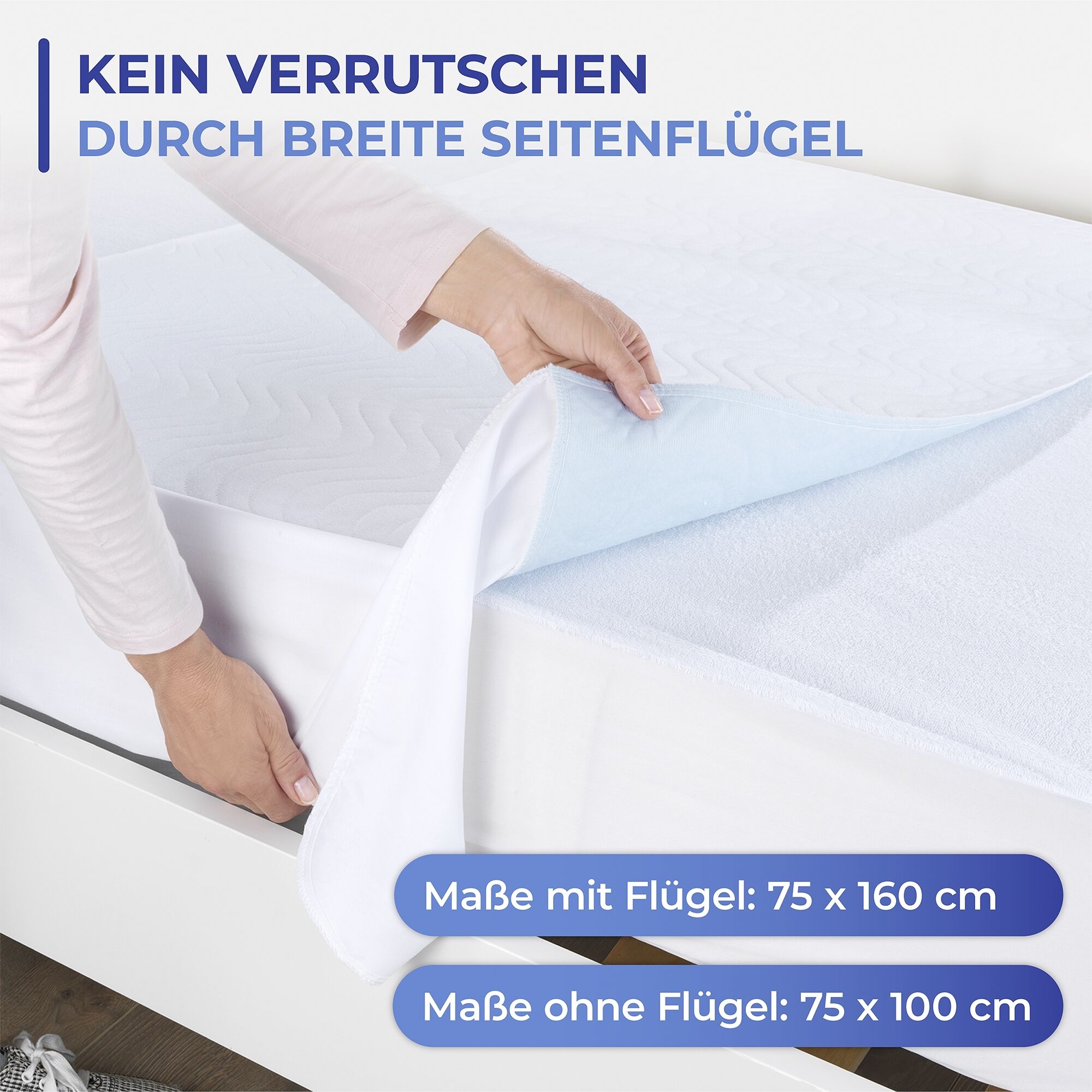 Inkontinenz-Unterlage Komfort Plus 100x75cm Inkontinenz-Unterlage Komfort Plus 100x75cm