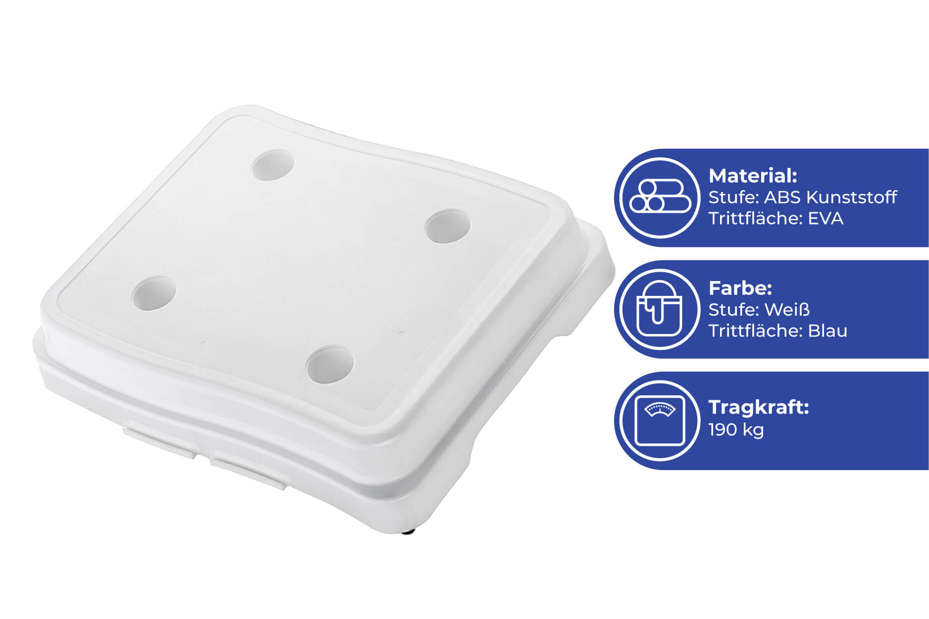 Stufe für Badewanne, 3er Set Stufe für Badewanne, 3er Set