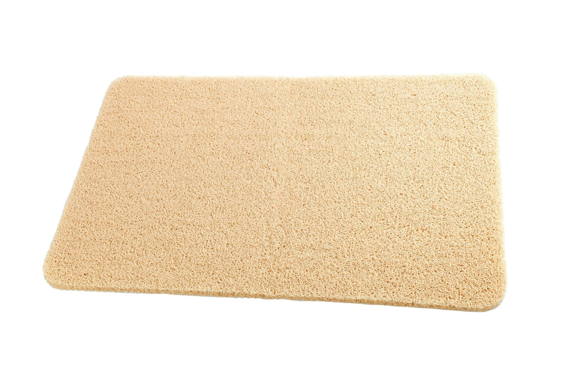 Wellness Bade Teppich rutschfest, beige, 50 x 80 cm