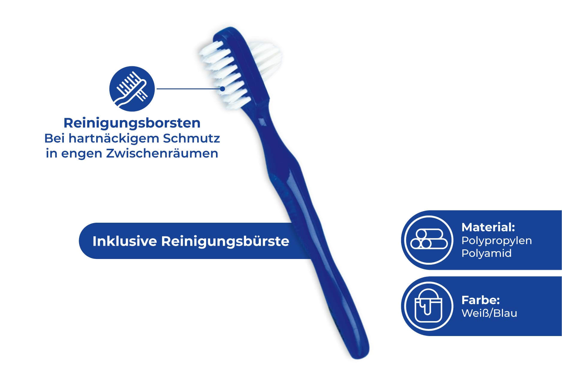 Zahnspangen-/Prothesendose + Bürste Zahnspangen-/Prothesendose + Bürste