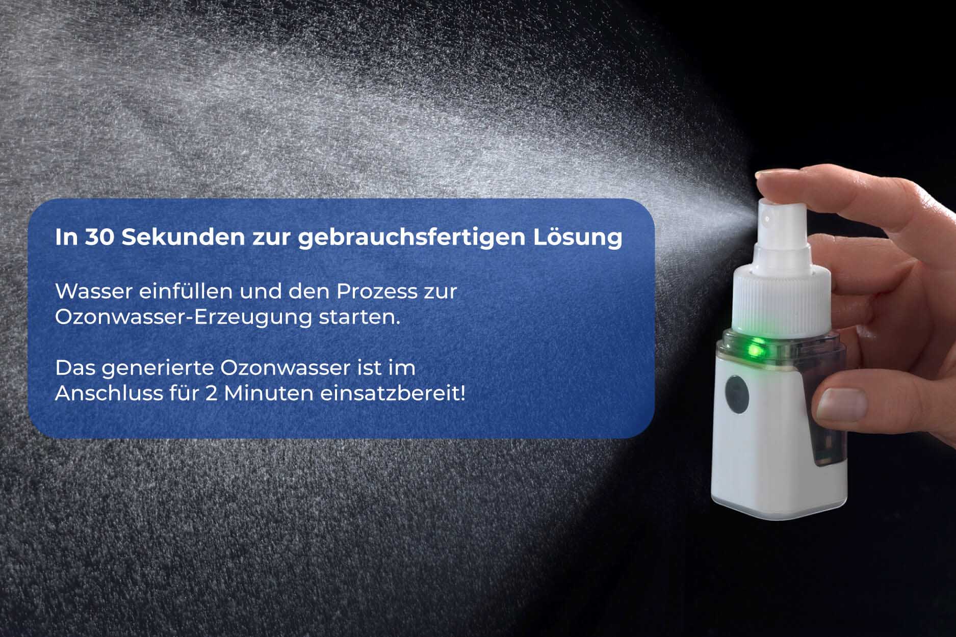 Ozon Desinfektionssprayer To Go