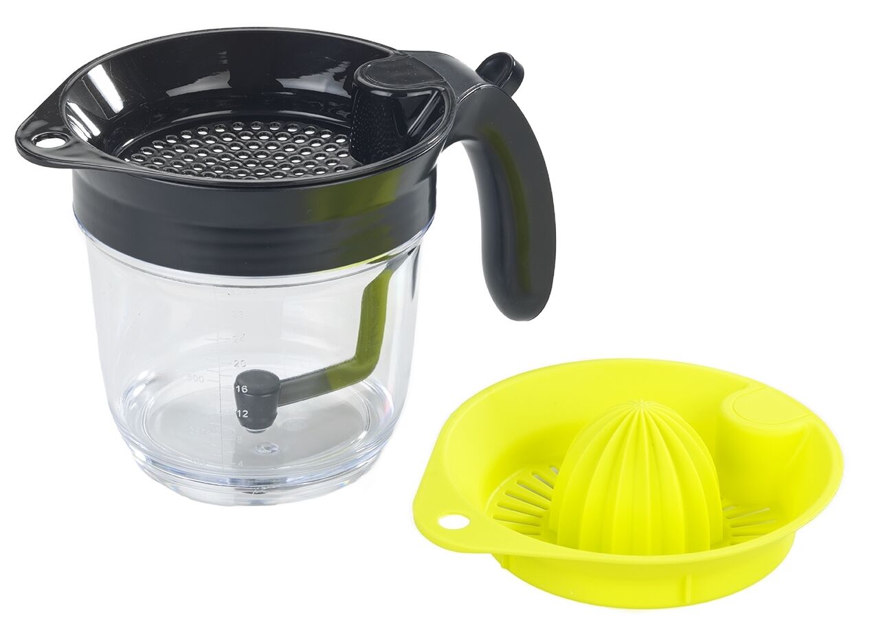 Fettabscheider, Zitruspresse & Messbecher 3in1