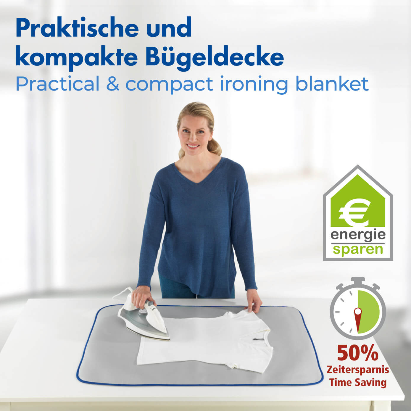 Bügeldecke Thermo, 100 x 65 cm Bügeldecke Thermo, 100 x 65 cm