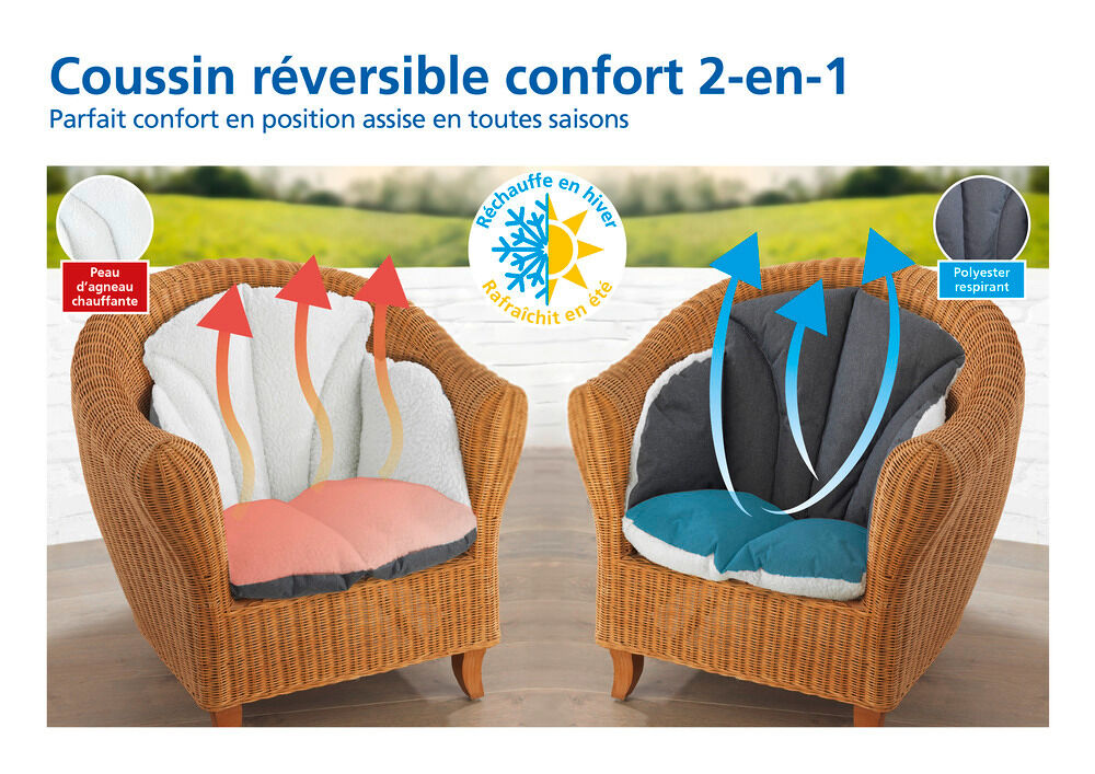 Comfort cushion 2in1
