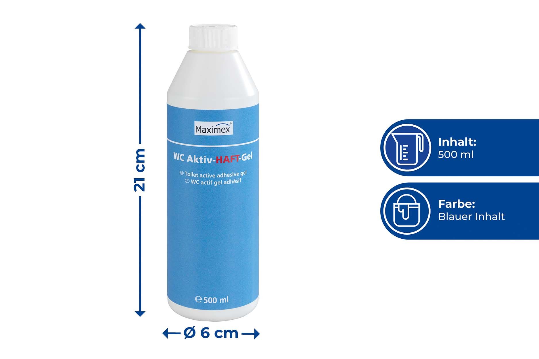 WC Aktiv-Haftgel, 500 ml