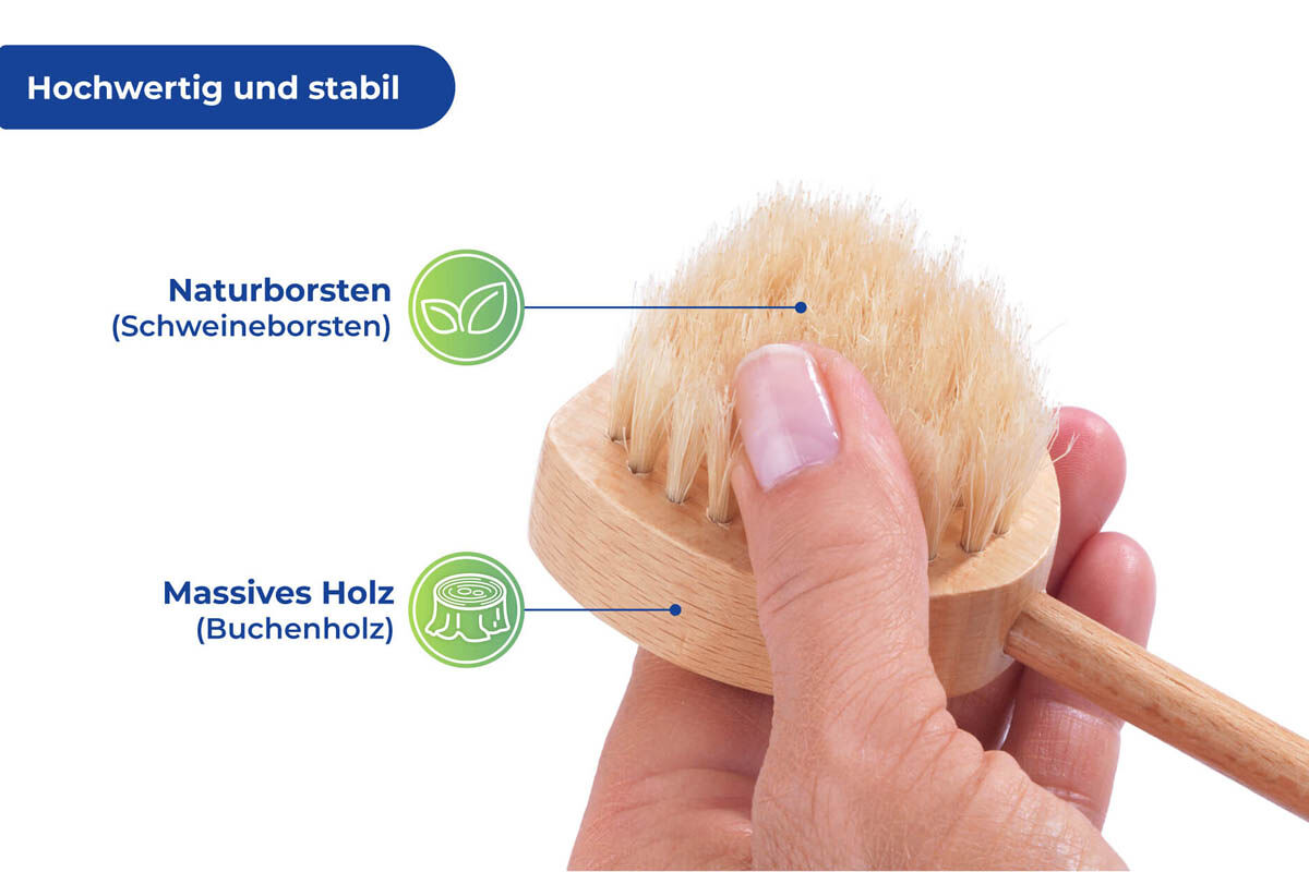 Massage-Bürsten Set, 2-teilig