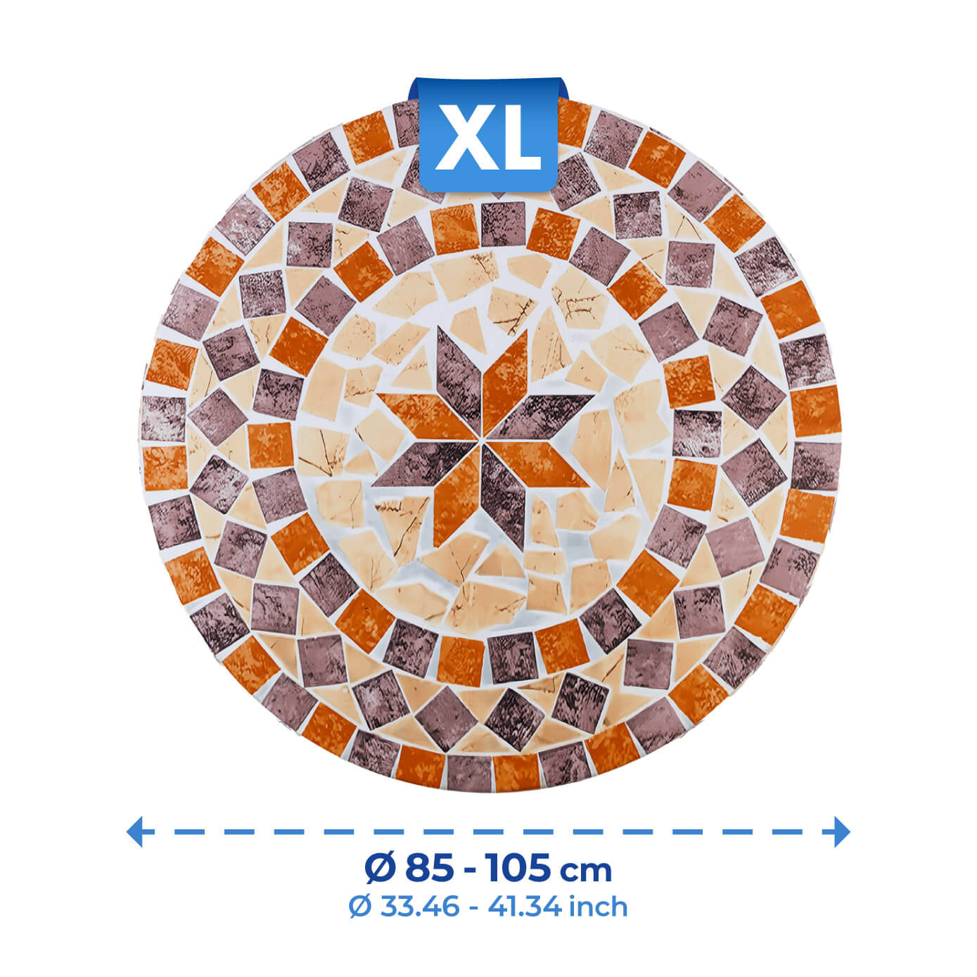 Spann-Tischdecke Mediterran XL Spann-Tischdecke Mediterran XL