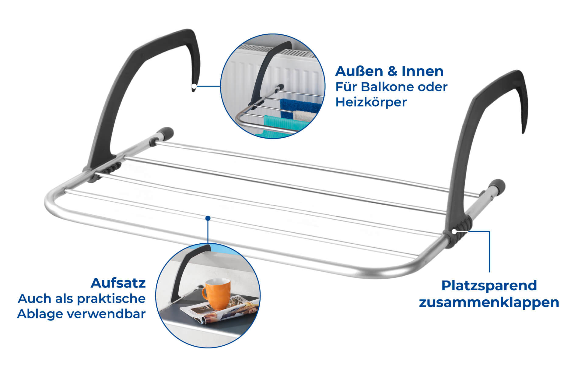 Wäschetrockner & Ablage 2in1