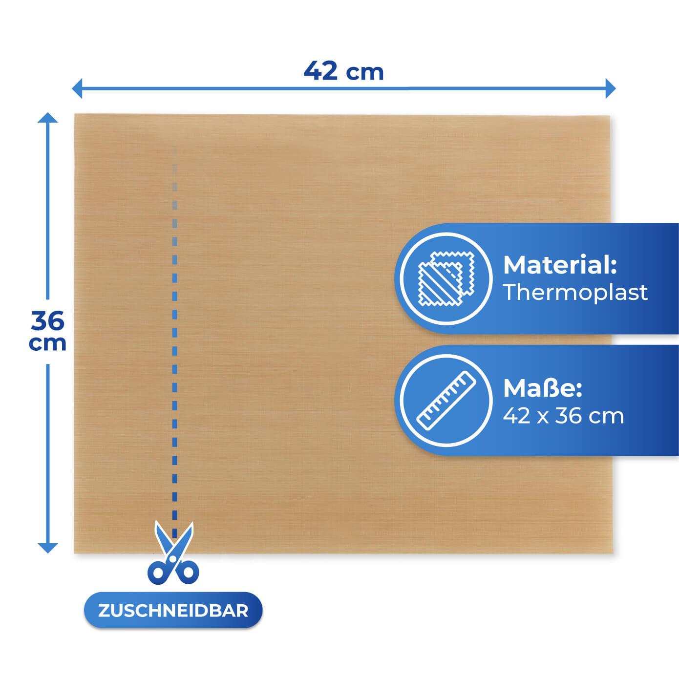 Dauer-Backfolie Braun 2er Set Dauer-Backfolie Braun 2er Set