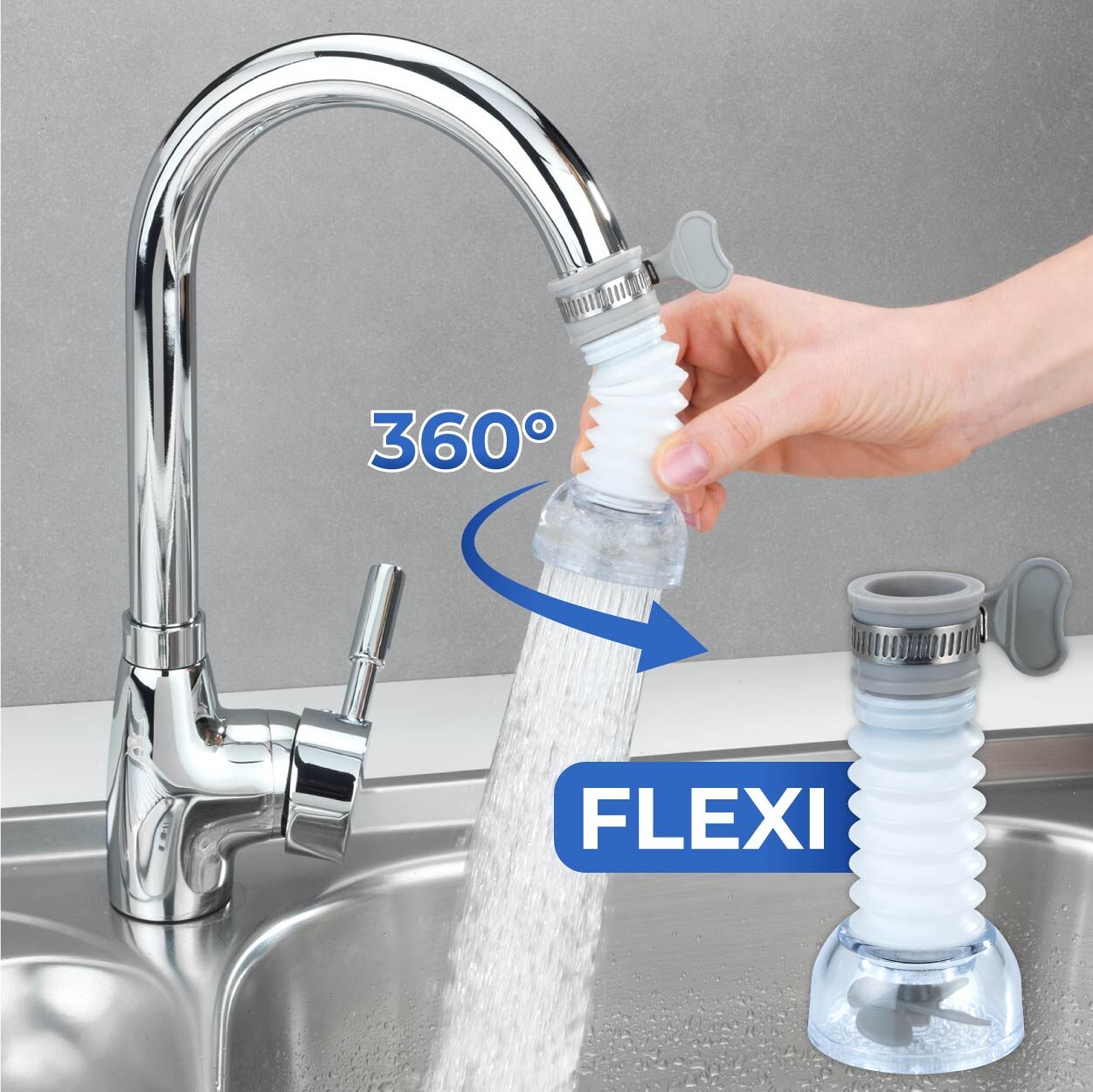 Wasserhahn-Aufsatz flexibel Wasserhahn-Aufsatz flexibel