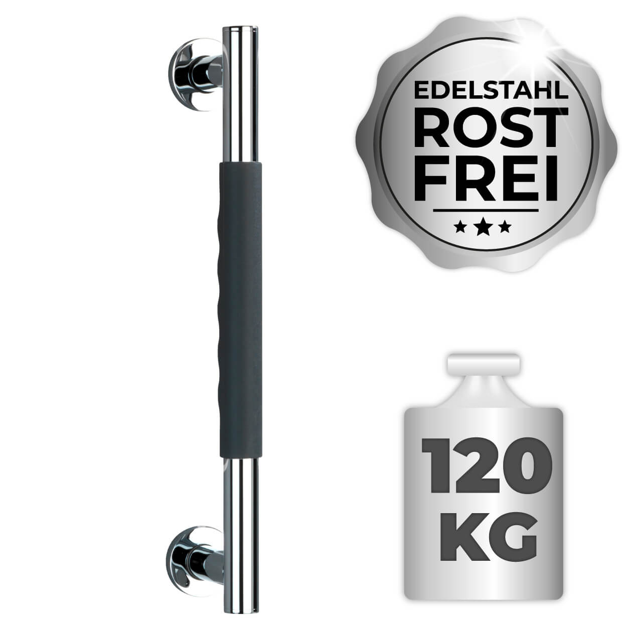Edelstahl Wandhaltegriff Secura 40,5 cm Edelstahl Wandhaltegriff Secura 40,5 cm