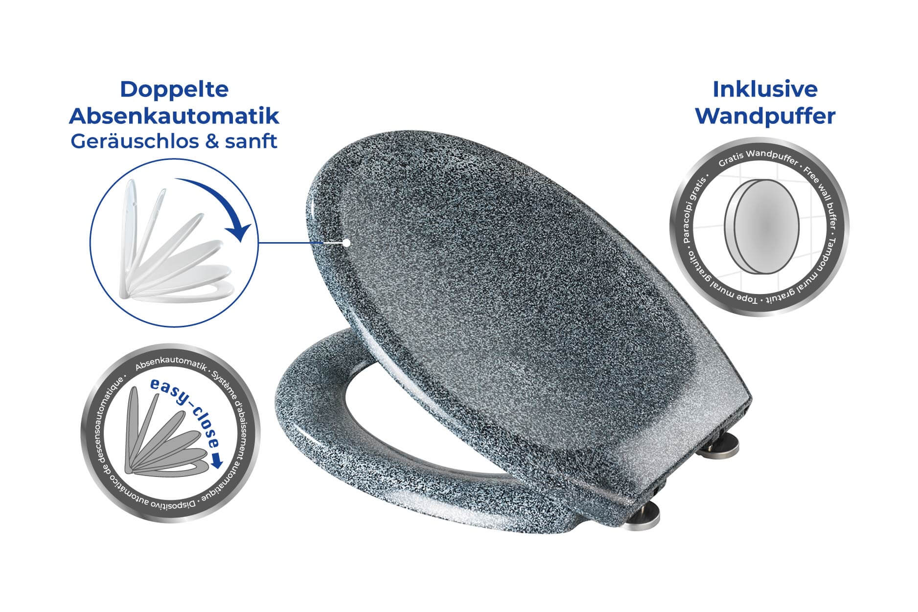 WC-Sitz Ottana, granit WC-Sitz Ottana, granit