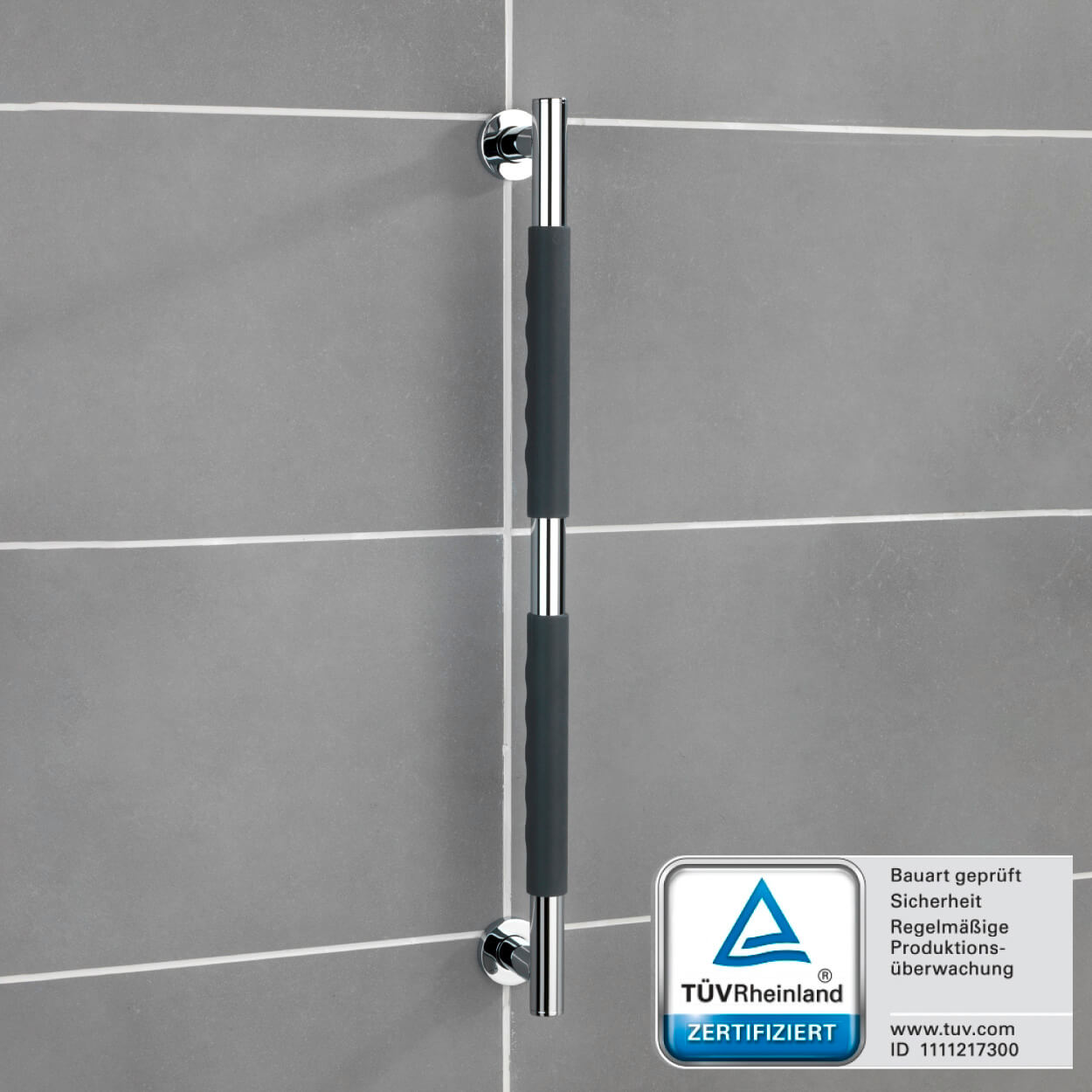 Edelstahl Wandhaltegriff Secura 65,5 cm Edelstahl Wandhaltegriff Secura 65,5 cm