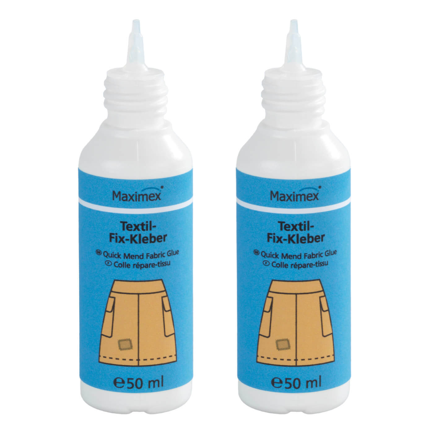Textil-FIX Kleber, 2 x 50 ml Textil-FIX Kleber, 2 x 50 ml