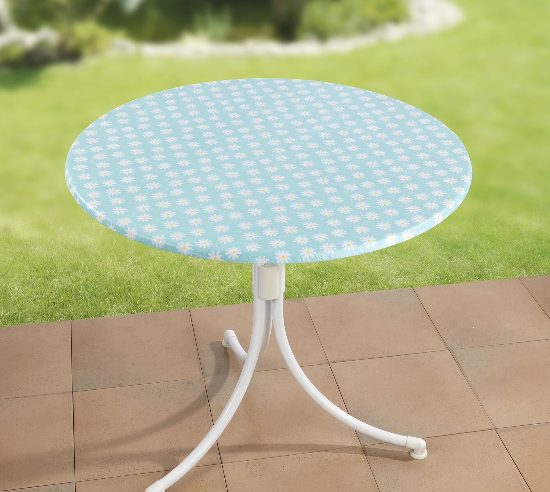Spann-Tischdecke Margerite