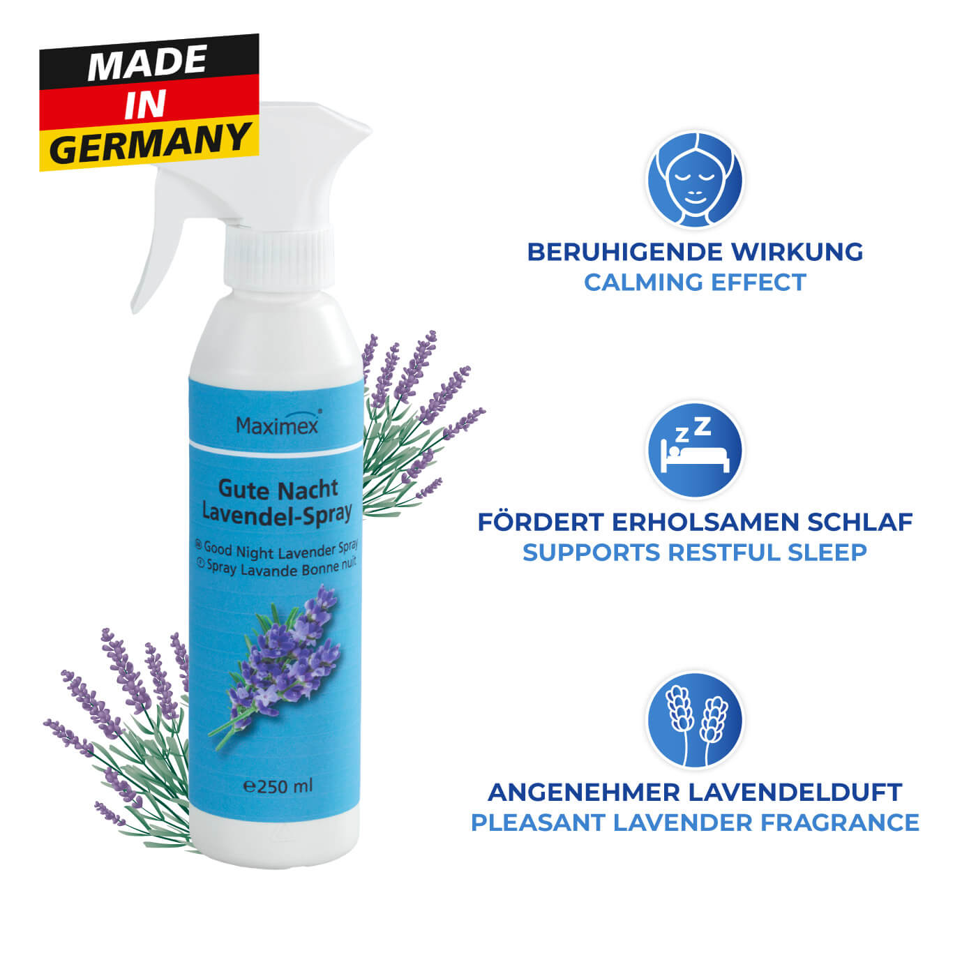 Gute Nacht Lavendel Spray, 250 ml