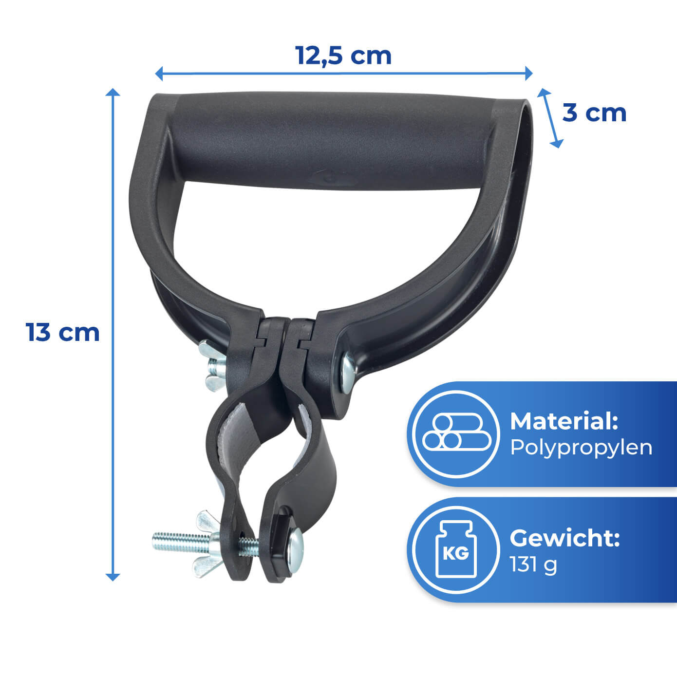 Universal-Griff ergonomisch 180°,2er