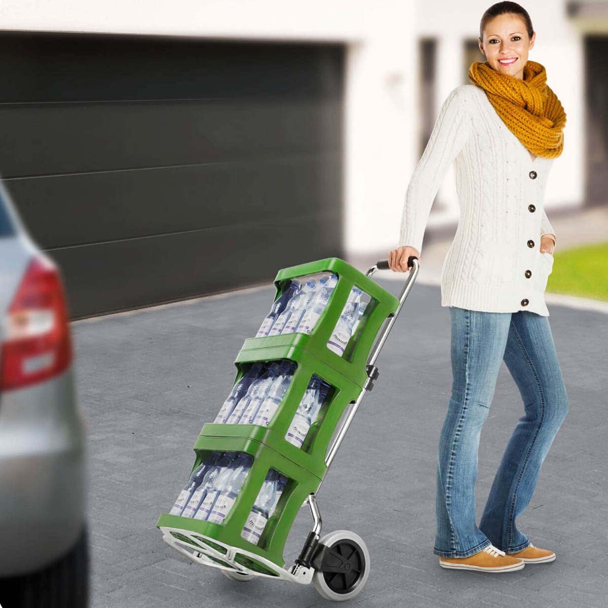 Transportkarren SLIM chrom Transportkarren SLIM chrom