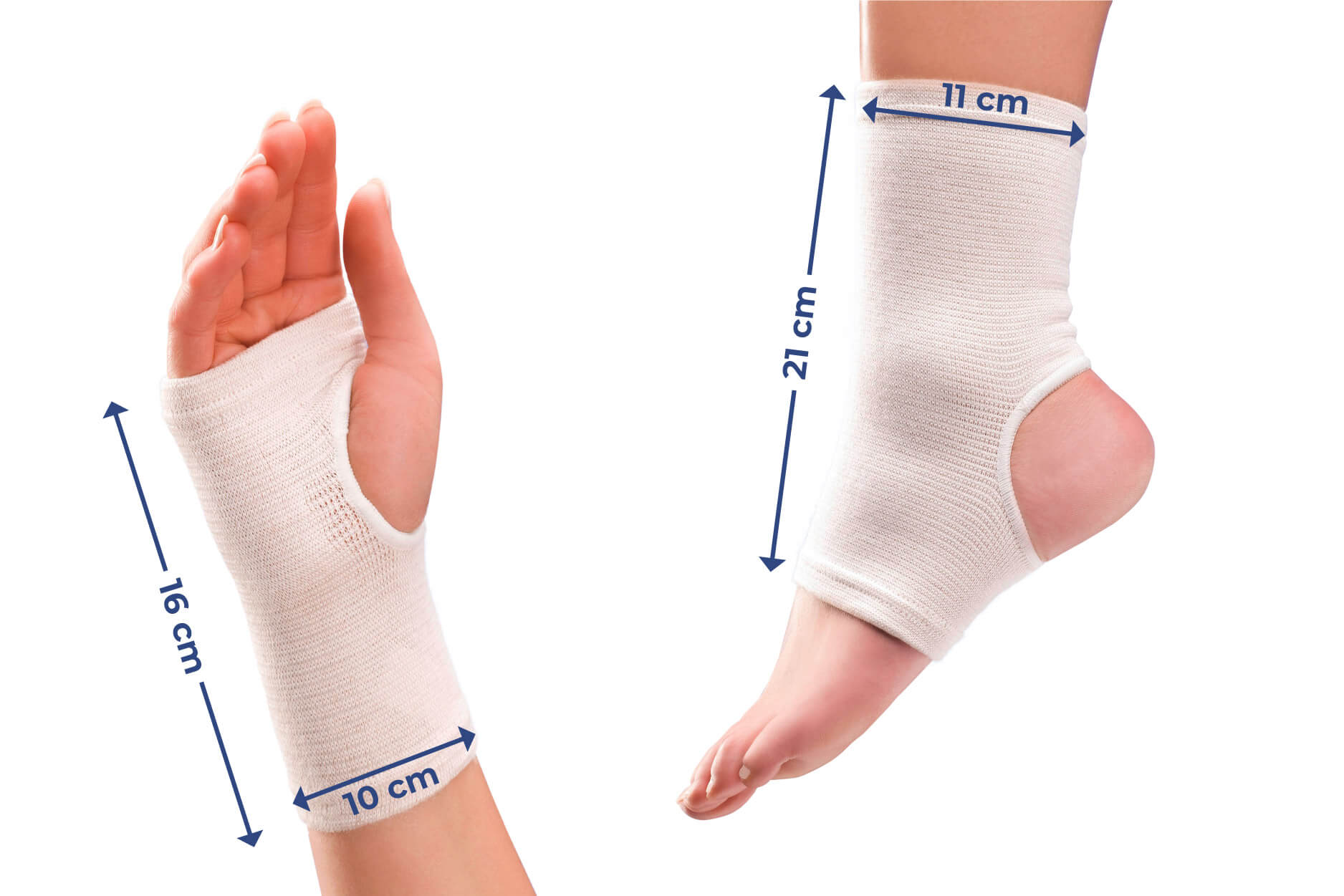 Wärmende Kupferbandage Set L/XL