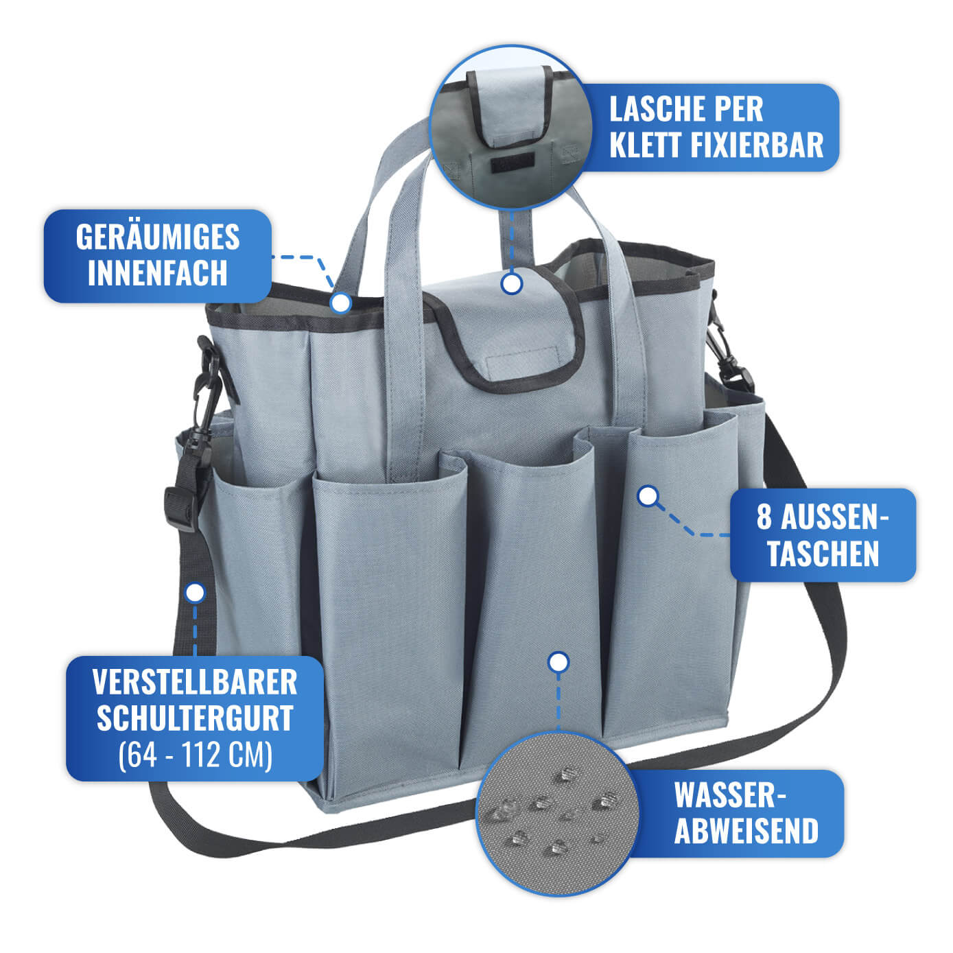 Universal-Caddy 8 Taschen