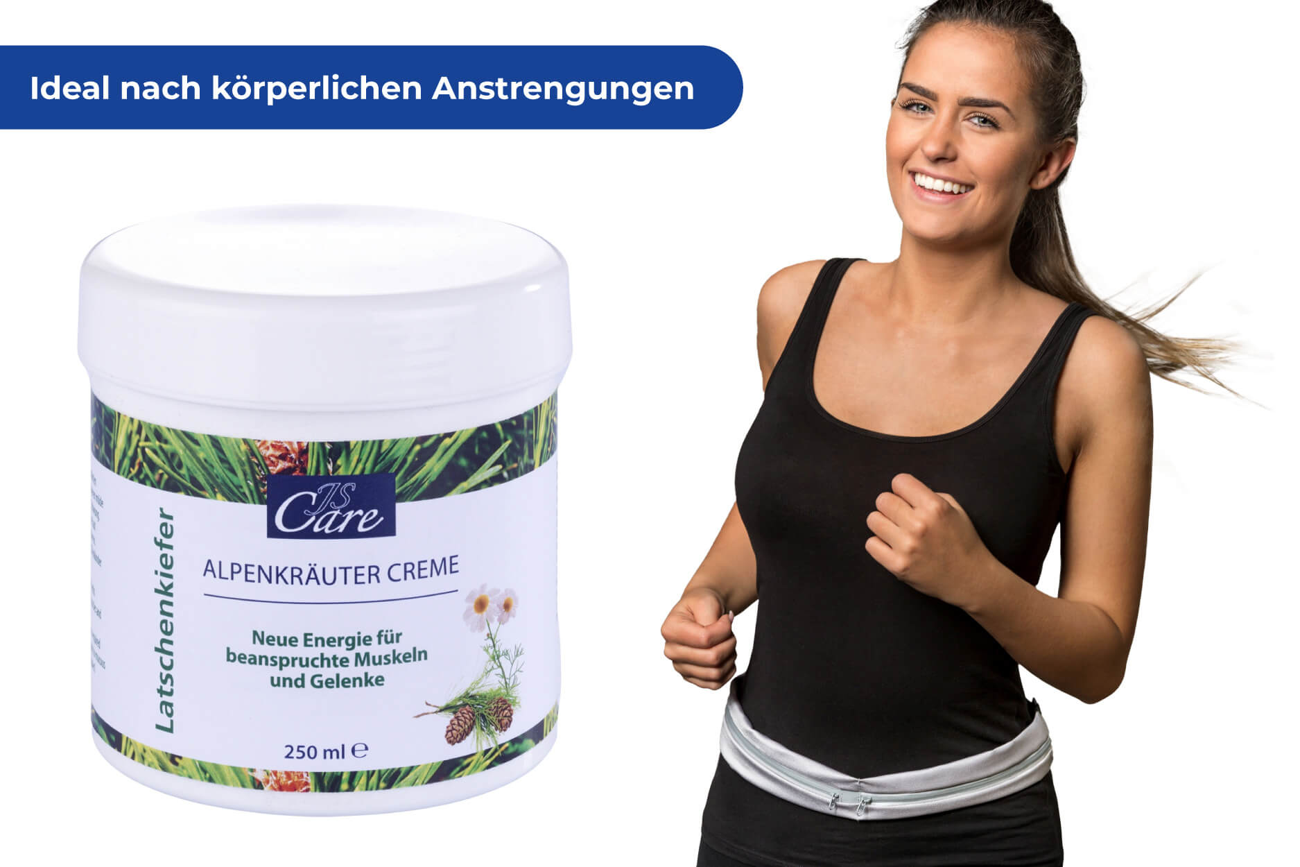 JS Care Latschenkiefer Alpenkräuter Creme, 250 ml