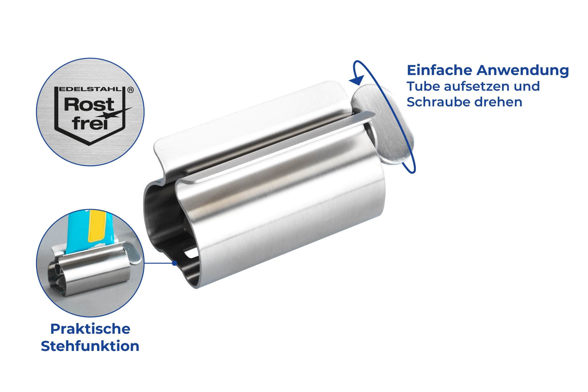 Tubenpresse Edelstahl