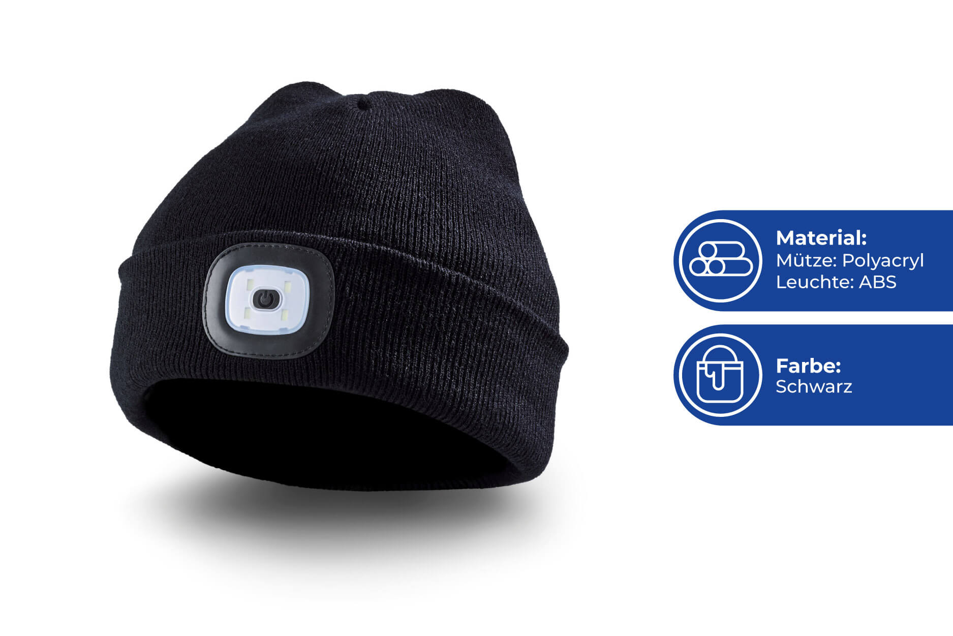 Beanie Mütze mit LED Licht Beanie Mütze mit LED Licht