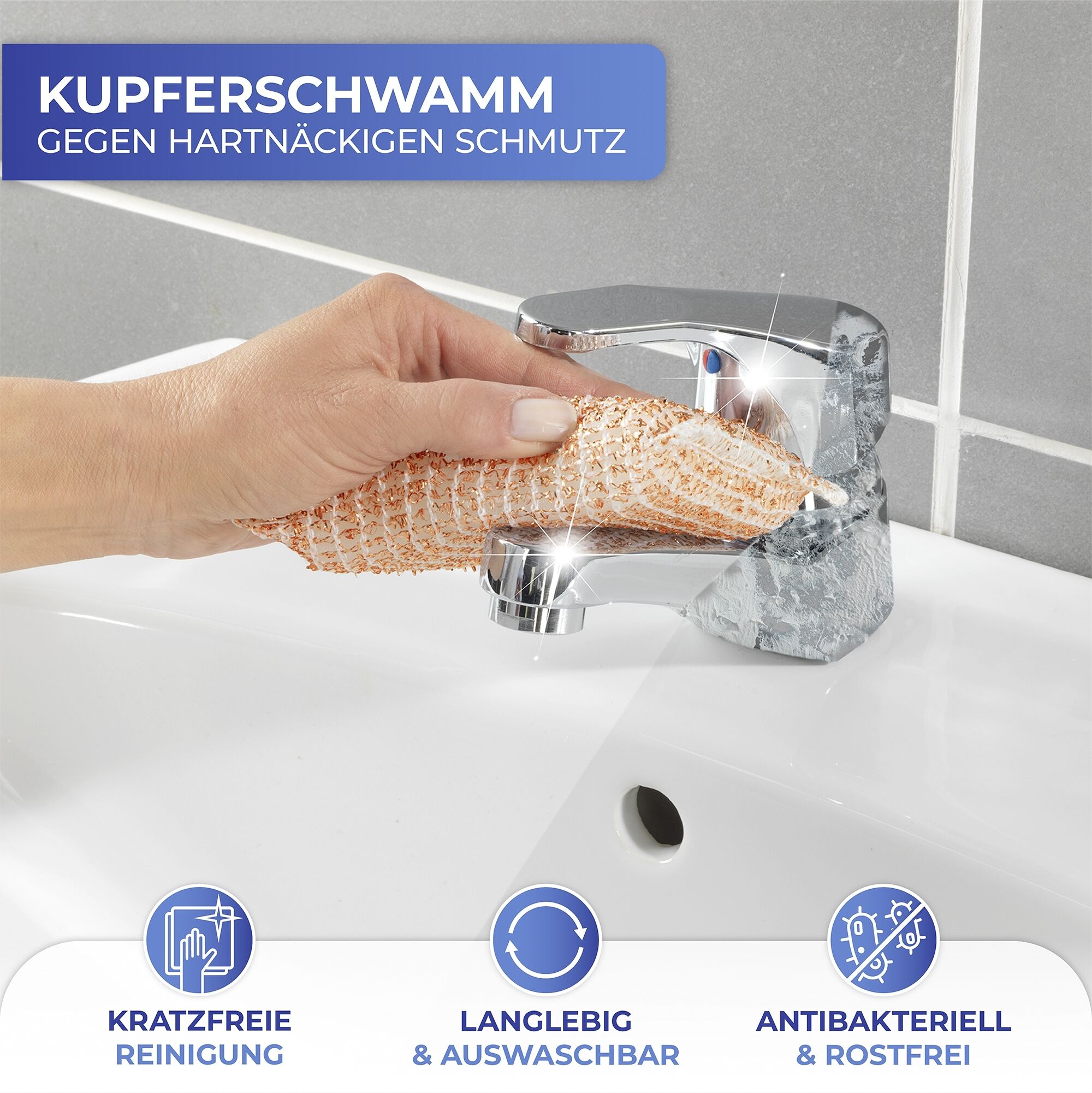 Kupferschwamm 3er