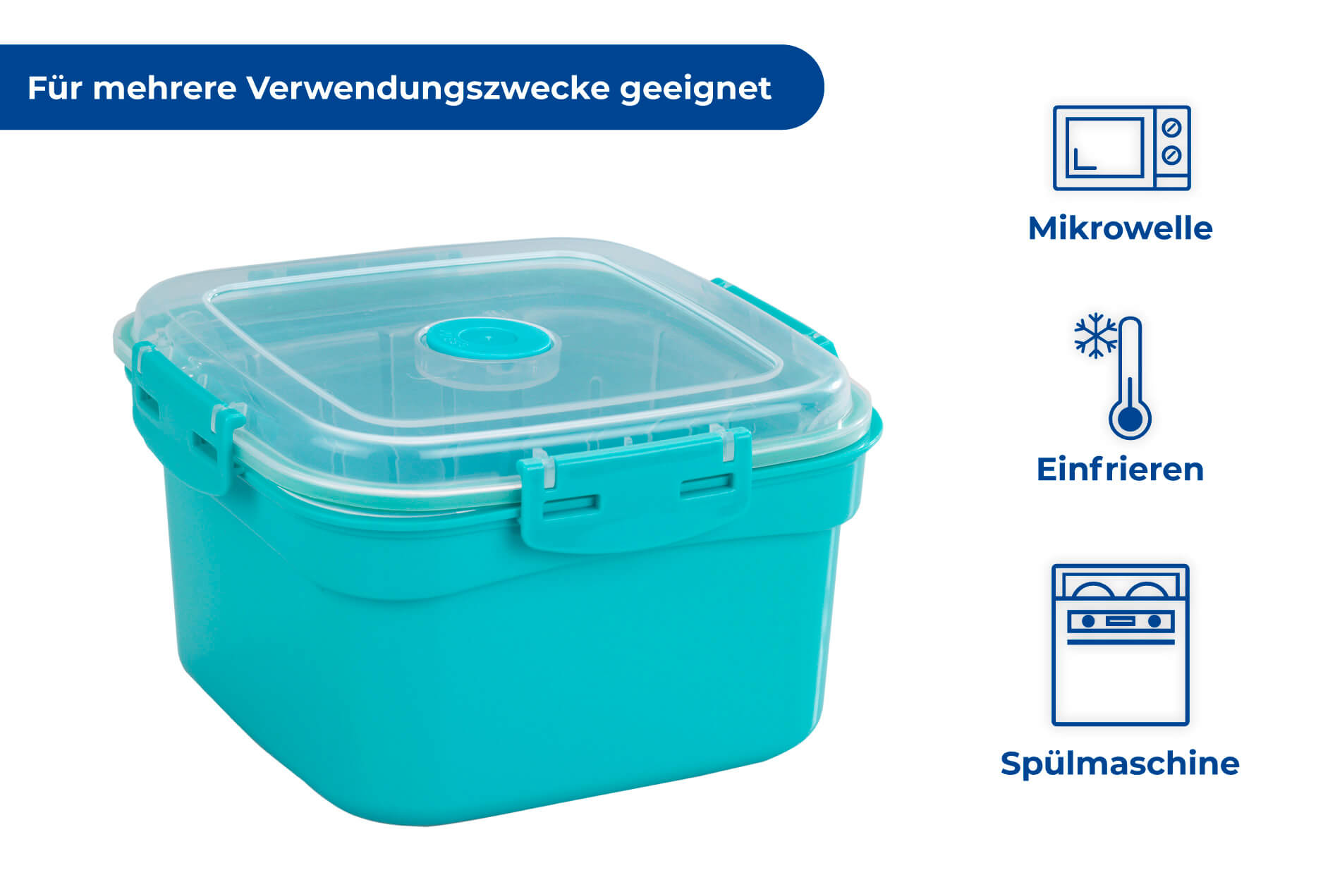Mikrowellen-Dampfgarer, 2 l Mikrowellen-Dampfgarer, 2 l