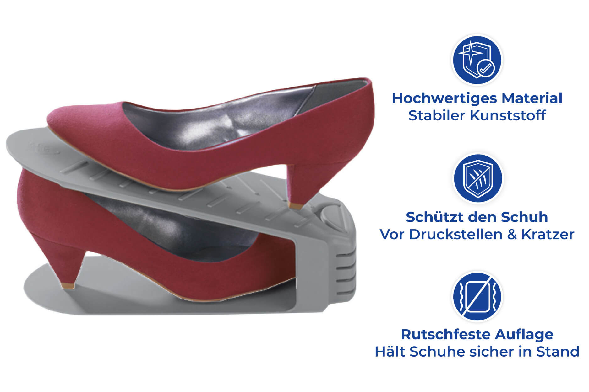 Schuhhalter passend für verschiedenste Schuhe | Maximex