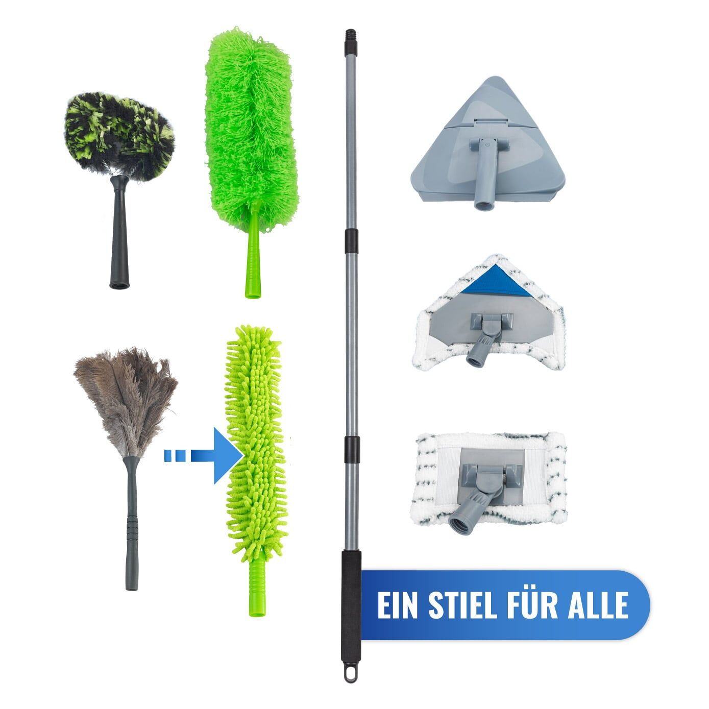 Staubschwert inkl. Teleskopstiel
