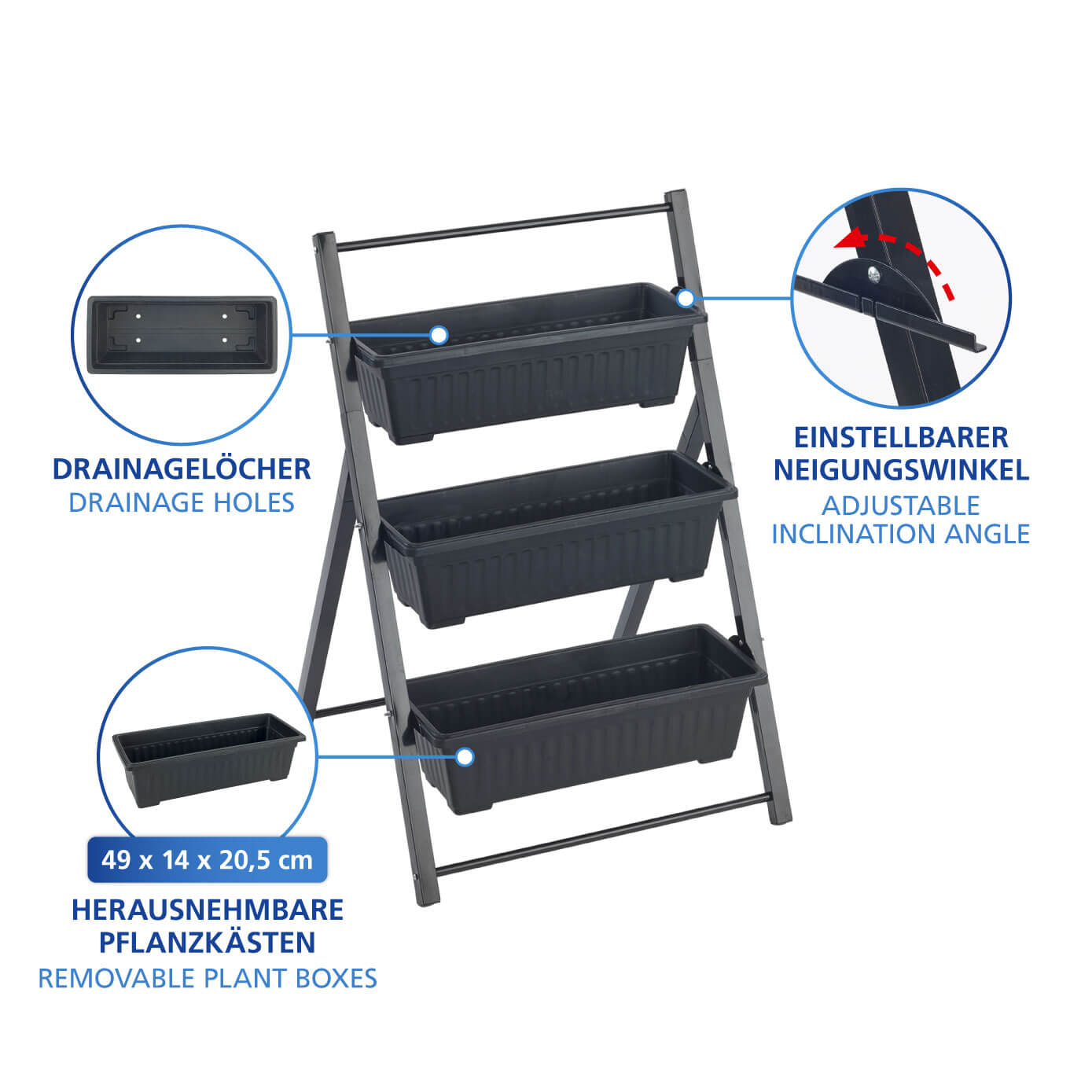 Vertical raised bed 3 tiers Vertical raised bed 3 tiers