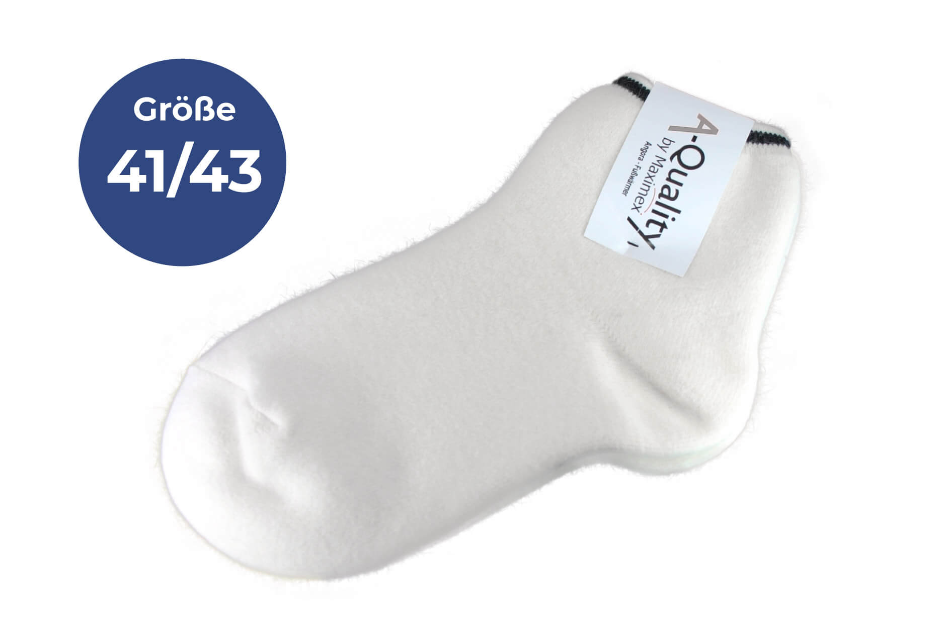 Angora-Bettsocken Größe 41/43