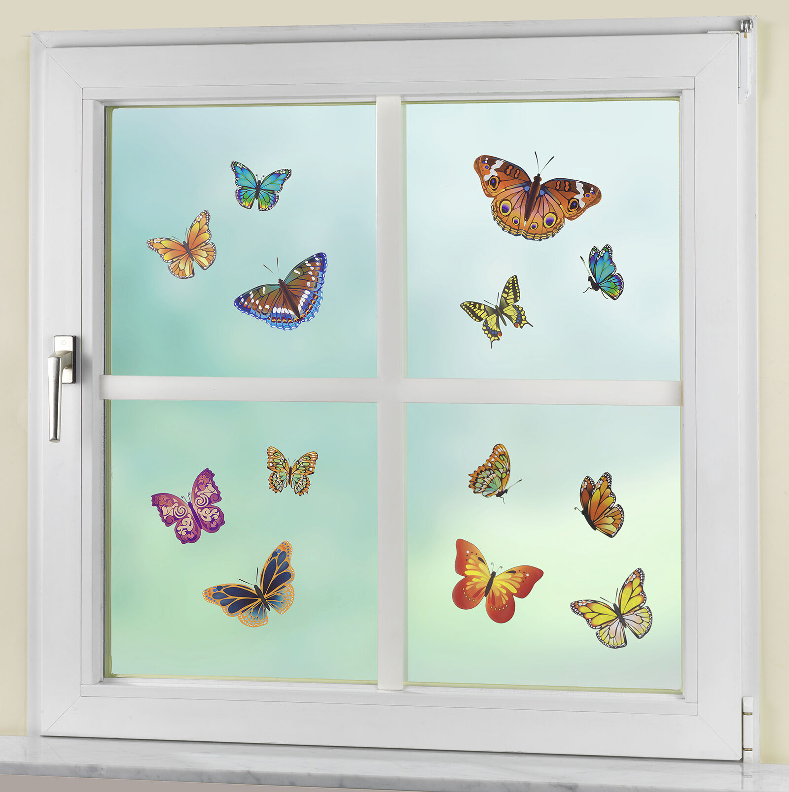 Fensterbild Schmetterlinge, 13 teiliges Set