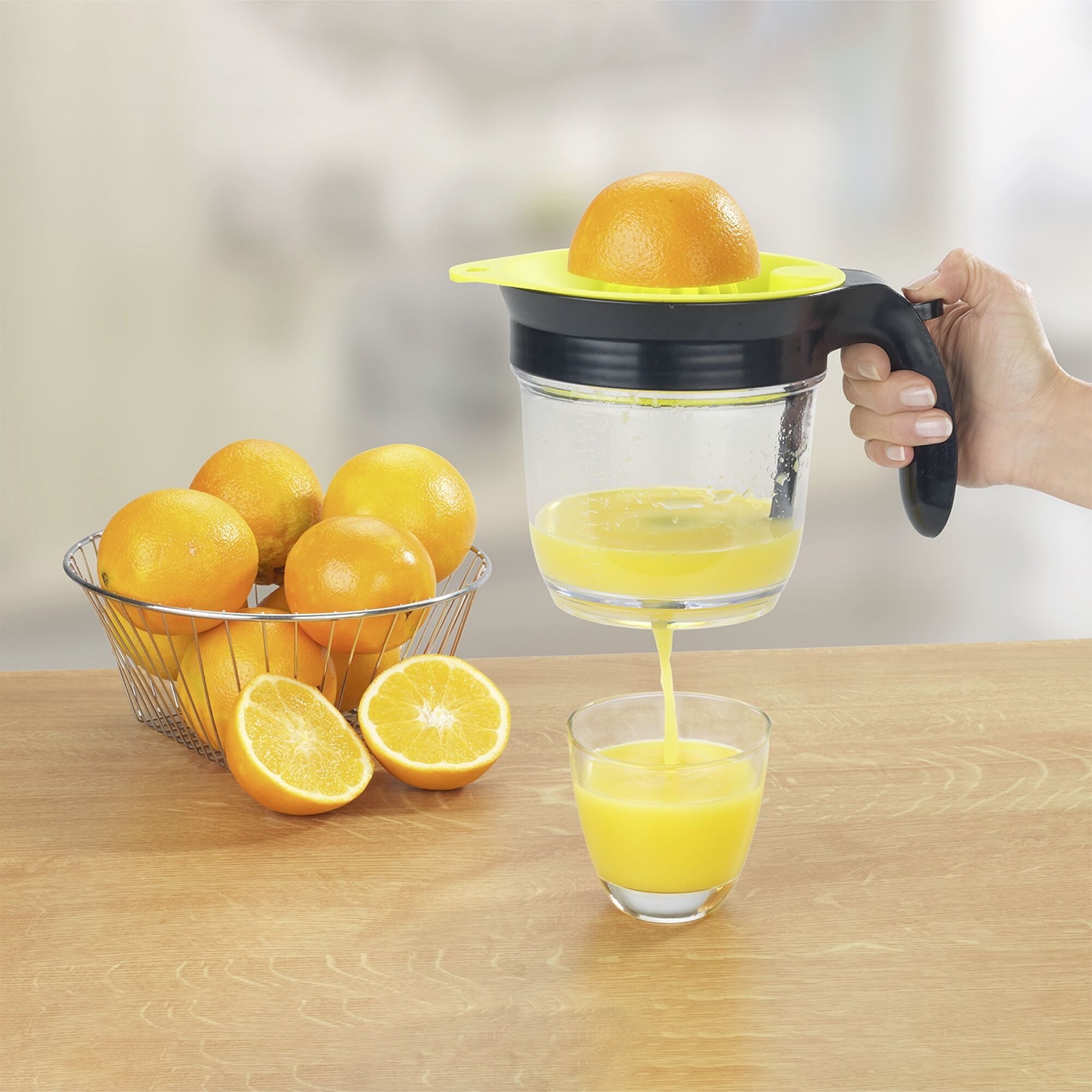 Fettabscheider, Zitruspresse & Messbecher 3in1