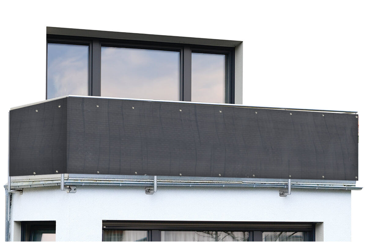 Balkon-Sichtschutz ANTHRAZIT UNI Balkon-Sichtschutz ANTHRAZIT UNI