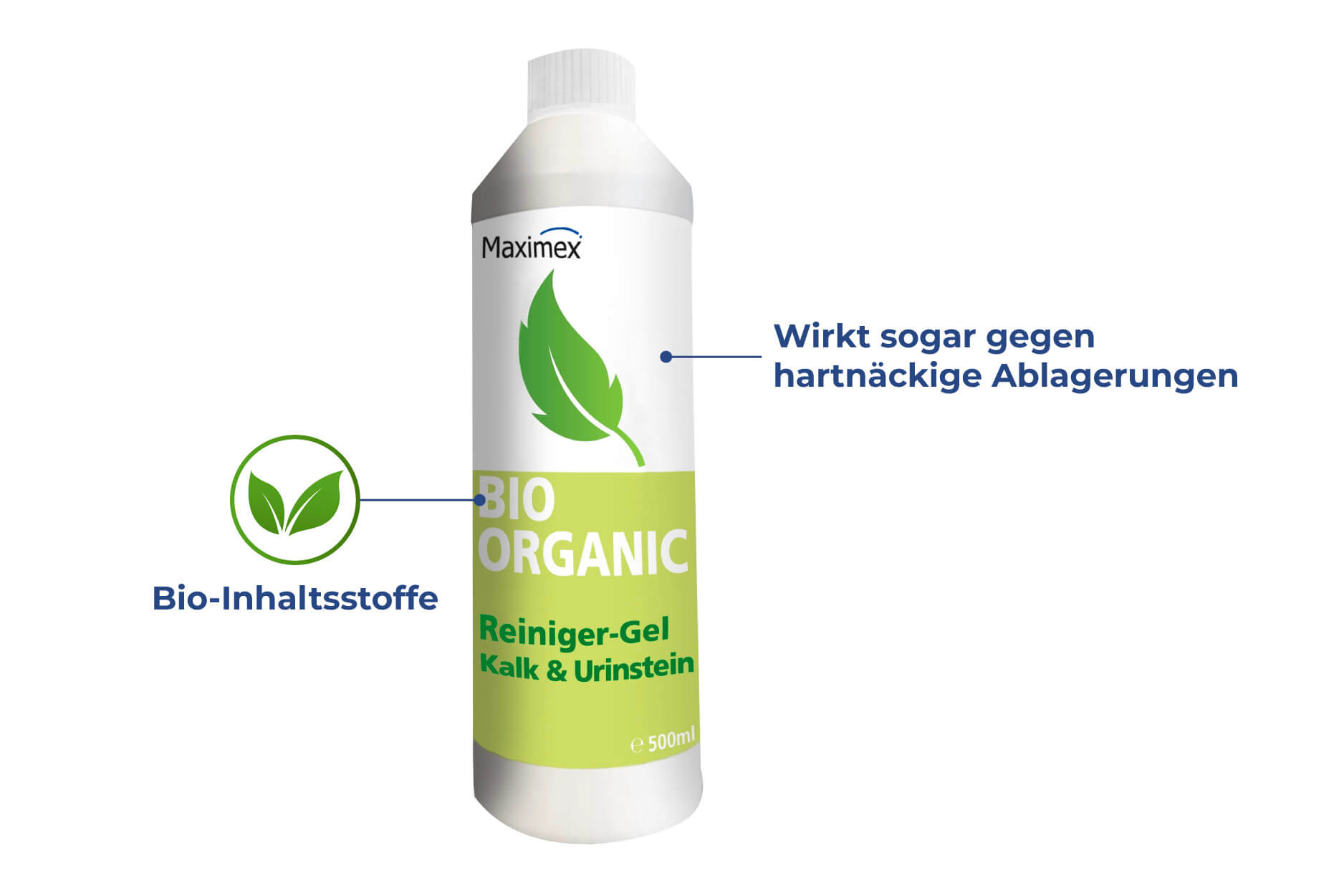 BIO Kalk-&Urinstein-Reiniger Gel, 500 ml