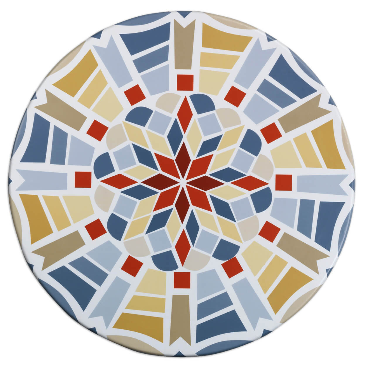 Spann-Tischdecke Mosaik XL